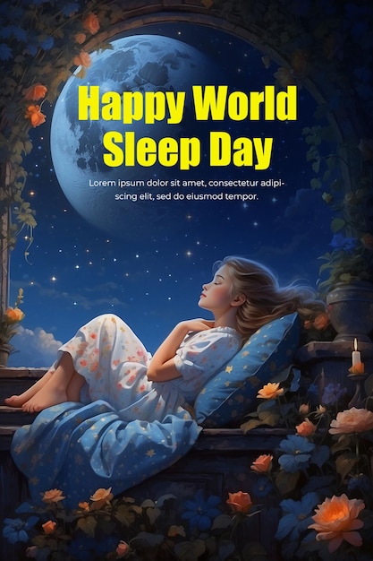 happy world sleep day