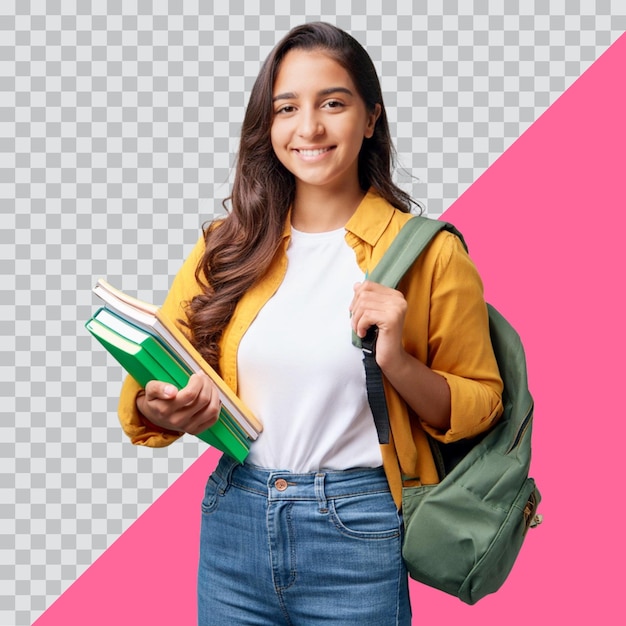 Happy Young College Students Together Smiling and Studying