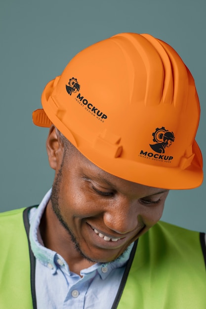 Hard hat mockup