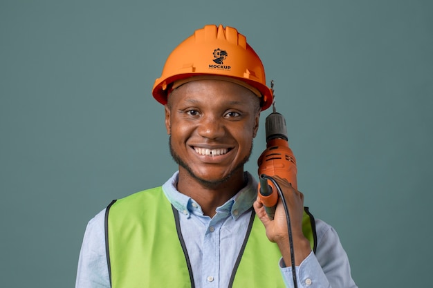 Hard hat mockup