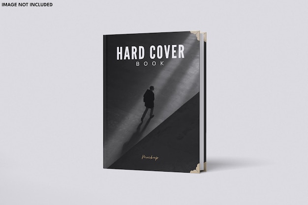 Hardcover book mockup