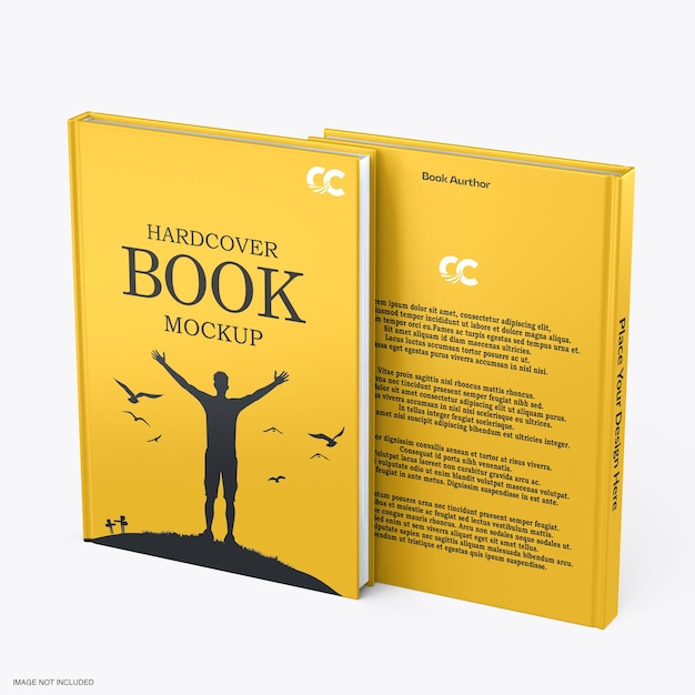 PSD hardcover book mockup