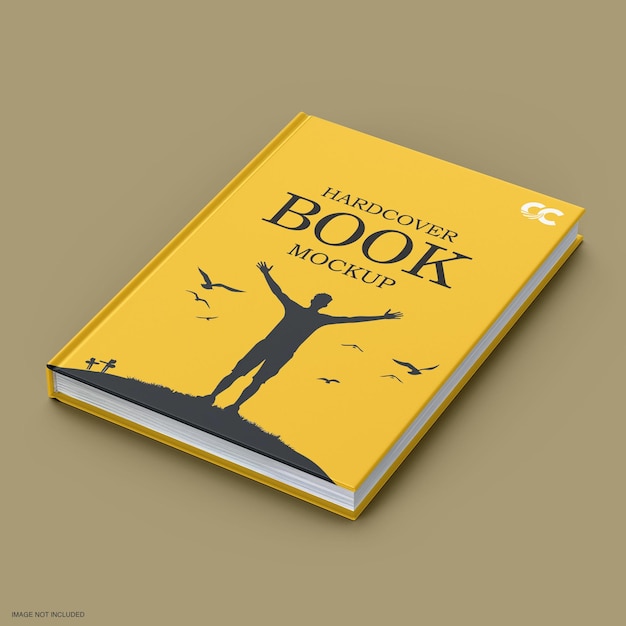 PSD hardcover book mockup