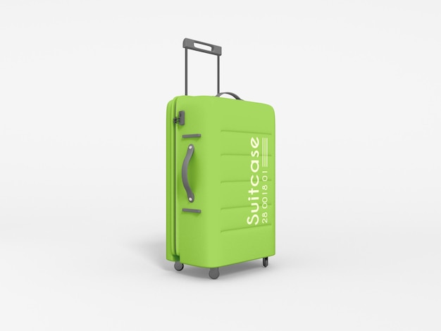 Hardside Travel Luggage Suitcase Mockup