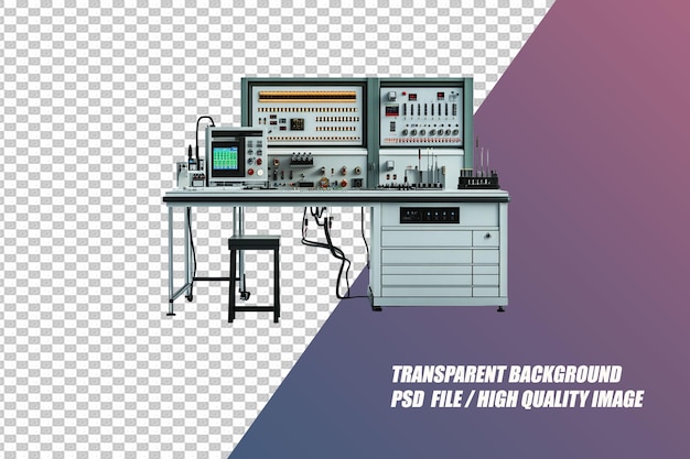 PSD hardware tools isolated on transparent background psd file