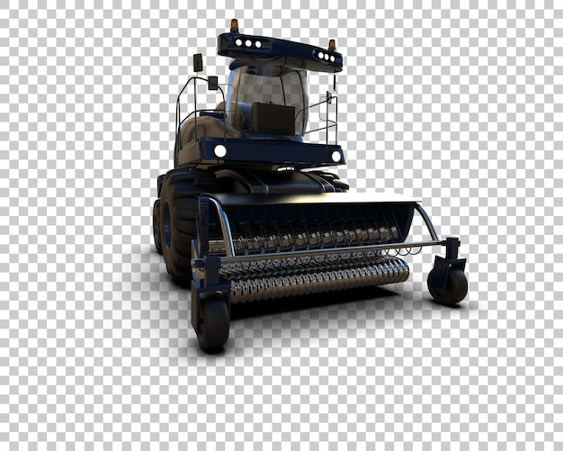 PSD harvester isolated on background 3d rendering illustration