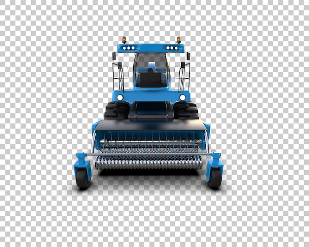 PSD harvester isolated on background 3d rendering illustration