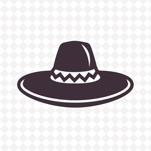 PSD a hat with a hat on a white background