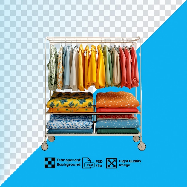 HD quality clothes drying rack transparent image