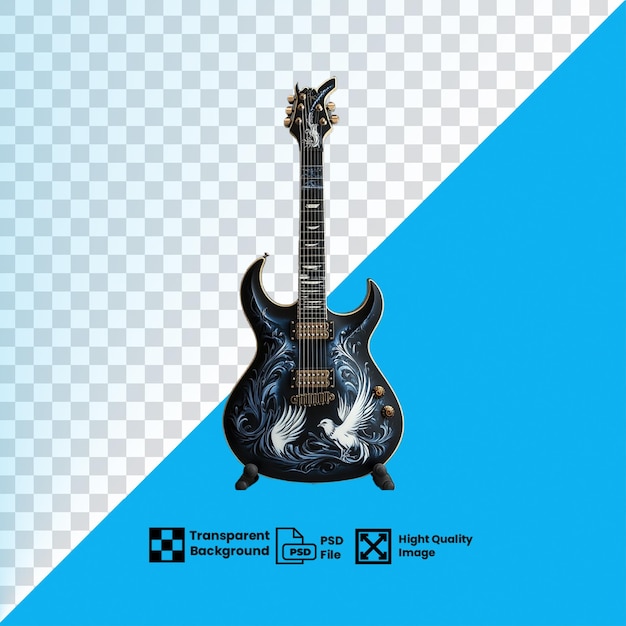 PSD hd quality guitar transparent images