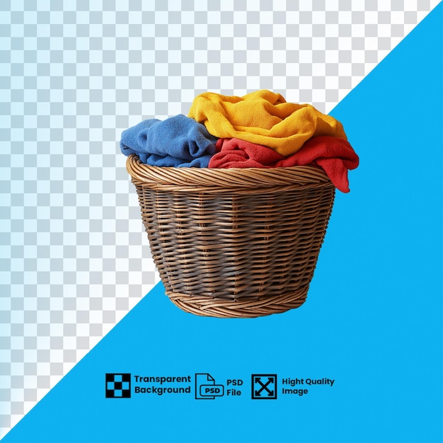 HD quality laundry basket transparent image