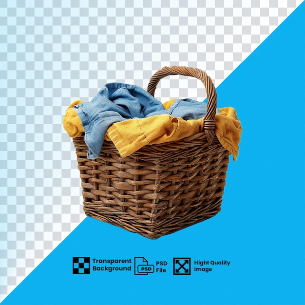 HD quality laundry basket transparent image