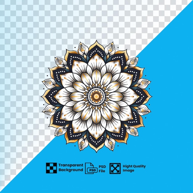 PSD hd quality mandala ornament transparent images