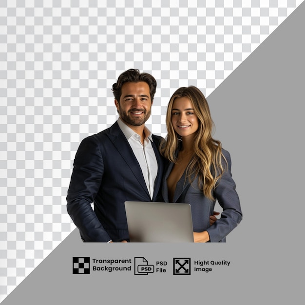 HD quality transparent profile images of business men and women