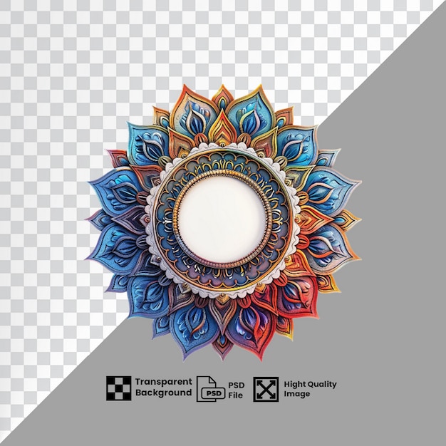 HD quality transparent realistic mandala ornament images