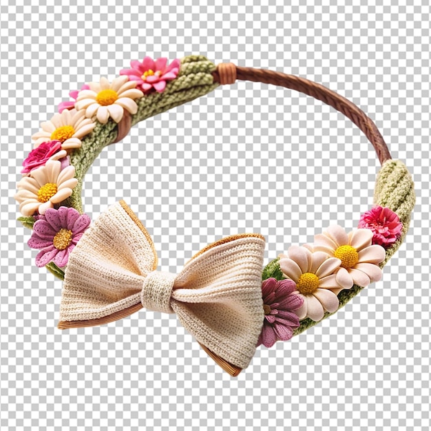 PSD headband on transparent background