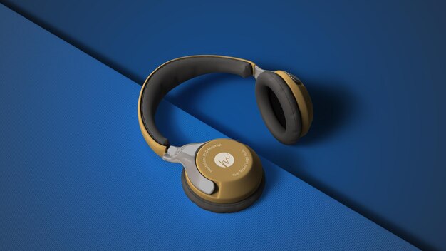 PSD headphone mockup head phone mockup