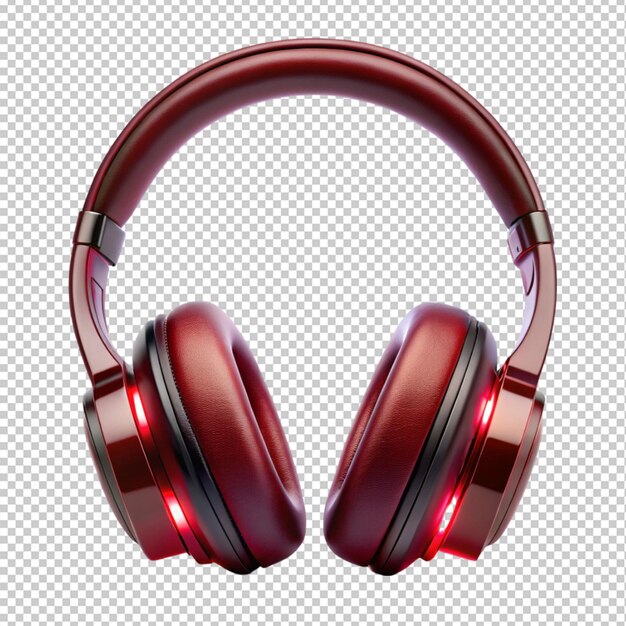 Headphone on transparent background