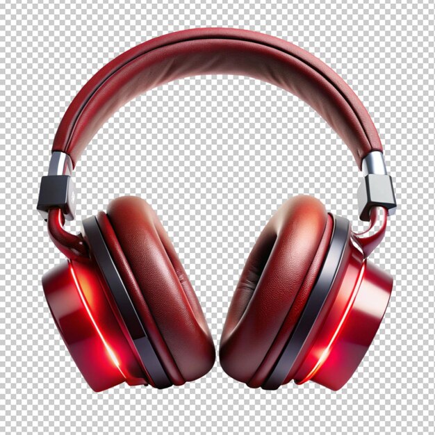 Headphone on transparent background