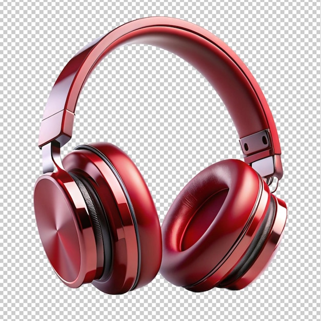 Headphone on transparent background