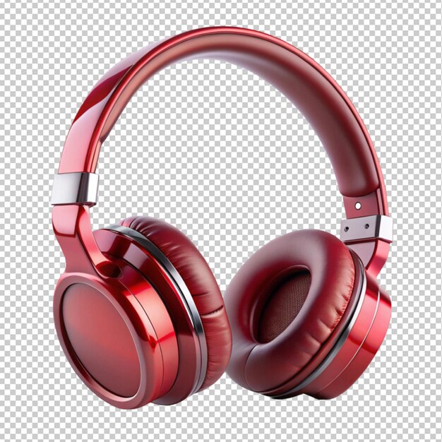 Headphone on transparent background