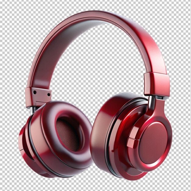 Headphone on transparent background