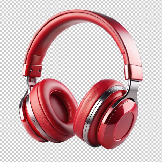 Headphone on transparent background