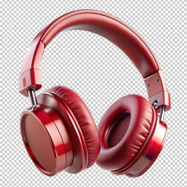 Headphone on transparent background