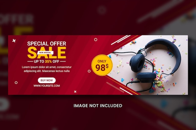 Headphones Sale Banner