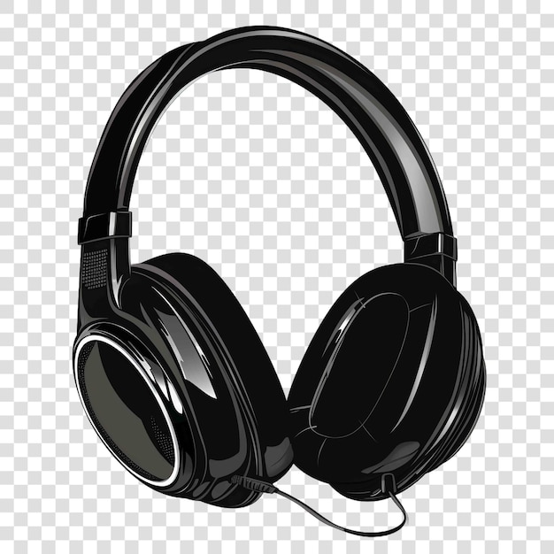 headphones transparent background vector elementon transparent background