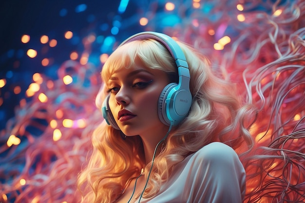 PSD headphones with dynamic electric waves