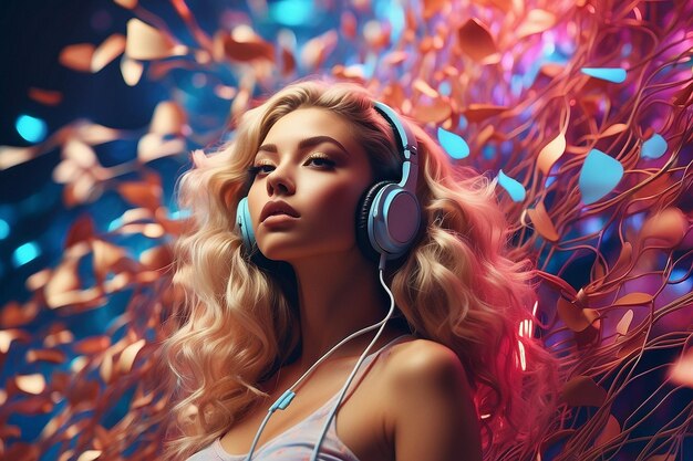 PSD headphones with dynamic electric waves