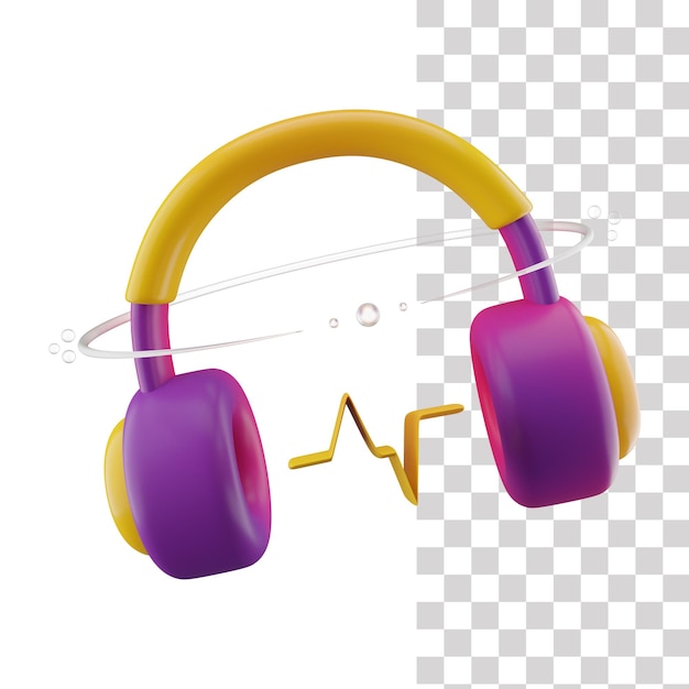 Headset 3D Icon