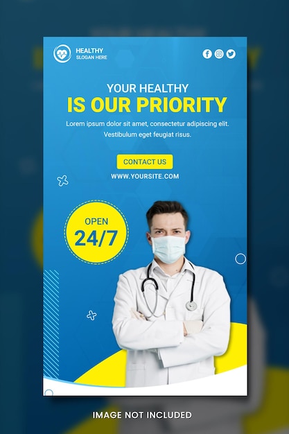 PSD health care medical company banner