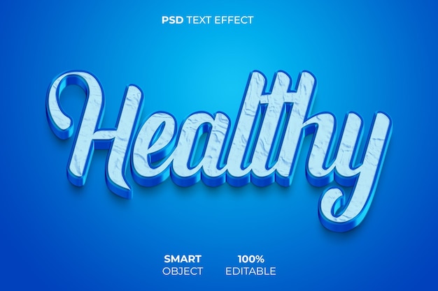 health day 3d text effect