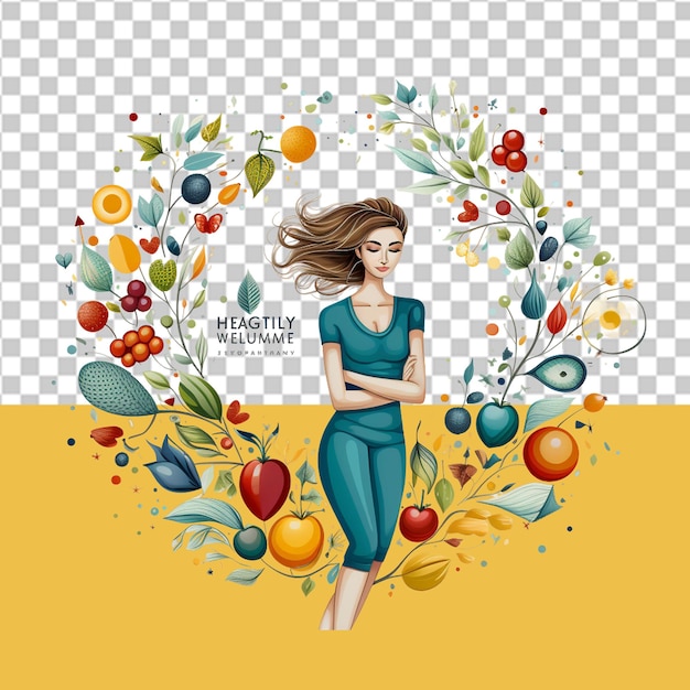 PSD health day png illustration