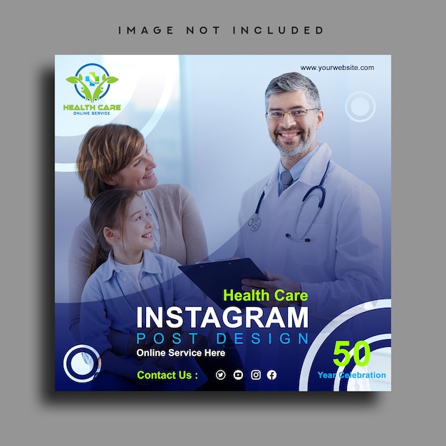 Health Instagram Post Design Template