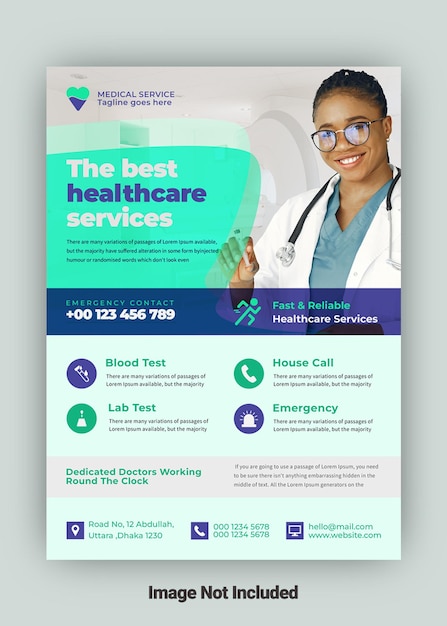 Healthcare Flyer Design Template