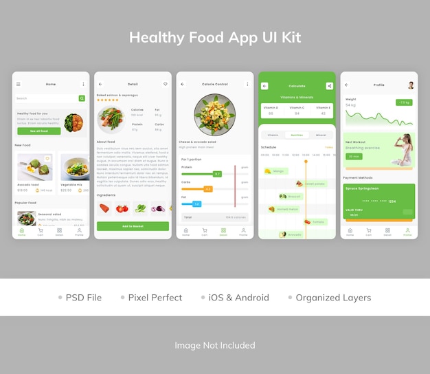 Healthy Food App UI Kit