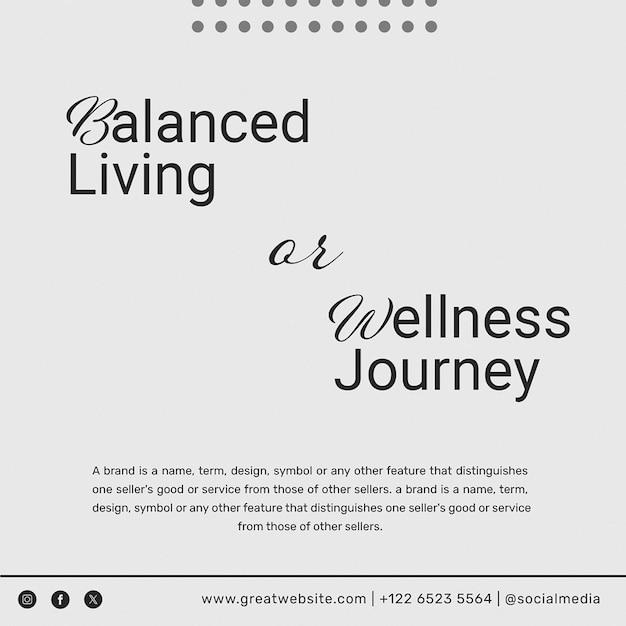 HEALTHY Life instagram post design template psd