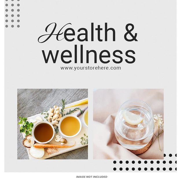 HEALTHY Life instagram post template psd design