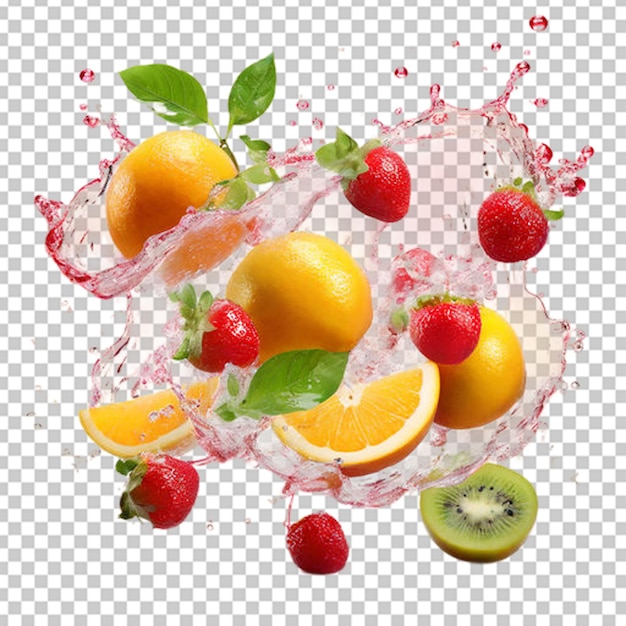 Healthy Summer Fruits PNG illustration