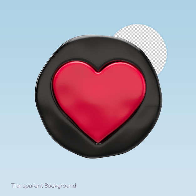 Heart Coin Icon