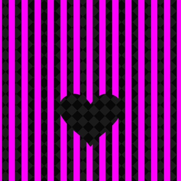 PSD a heart on a pink background