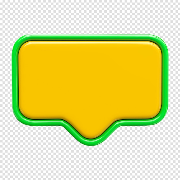 Heart shape social media notification icon in speech bubbles