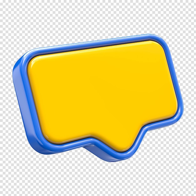 Heart shape social media notification icon in speech bubbles