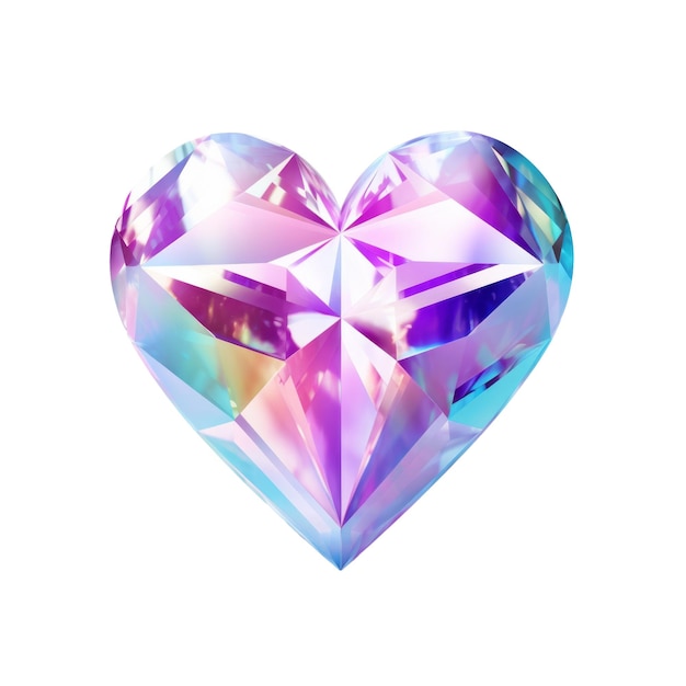 a heart shaped diamond with the word diamond on it