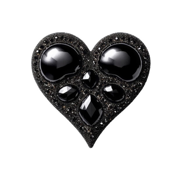 a heart shaped item that says quot skull quot on it