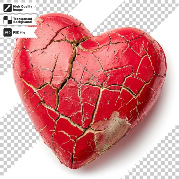 a heart shaped object with the words broken on it