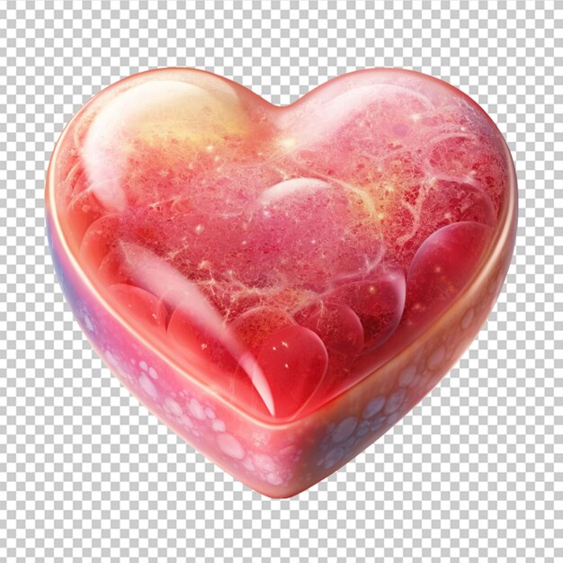 heart shaped soap bar